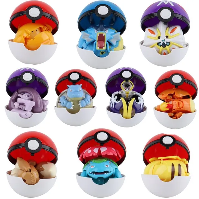 Pokémon Clip n Go Pokéballal - különböző típusok