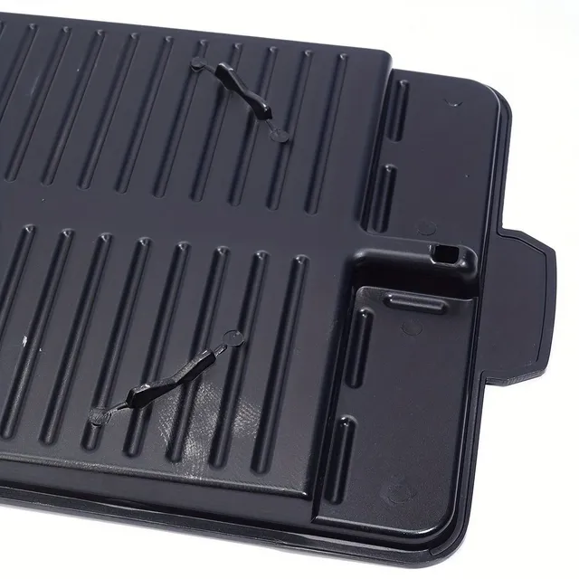 Barbecue pan 1 pc, non-sticky, rectangular, smoke-free, stone, baking plate, grill, hot plate - for indoor and outdoor use, restaurant