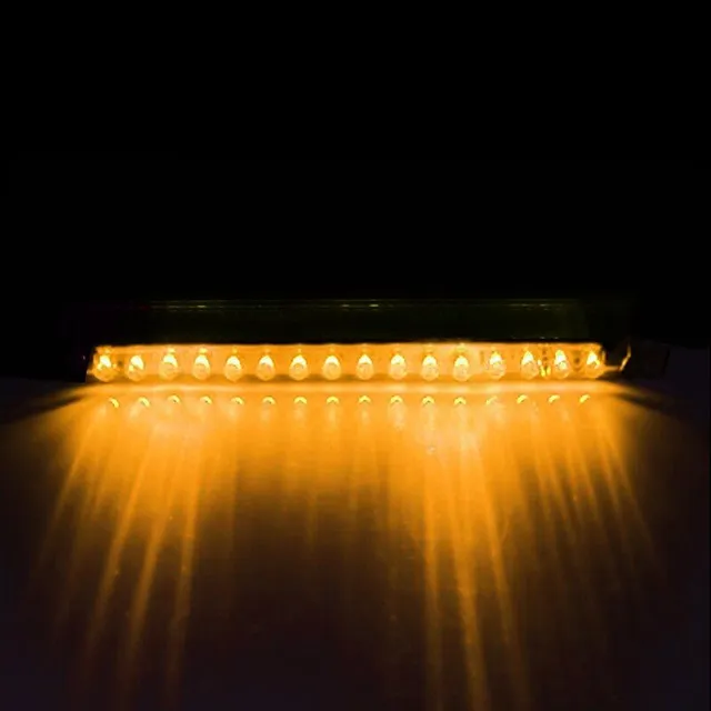 1 ks LED bezdrátové LED poplašné světlo auto solární blikající výstražné světlo auto super jasné barevné univerzální dekorace interiéru