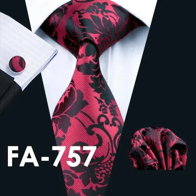 Stylish Men's Set © Tie, Kapeník, Cuff linkek