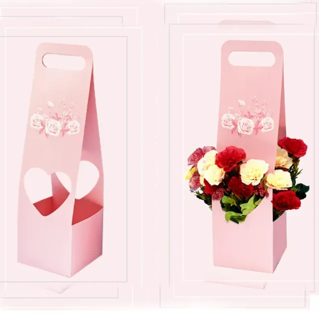 Cutie de cadou de lux pentru flori de Valentine's Day