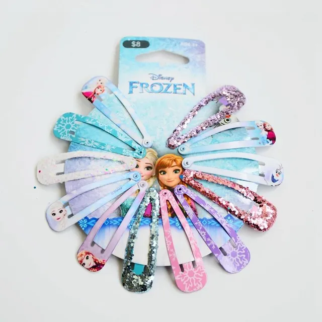 Modern original girls hair clips with beautiful modern Disney motif Sampson