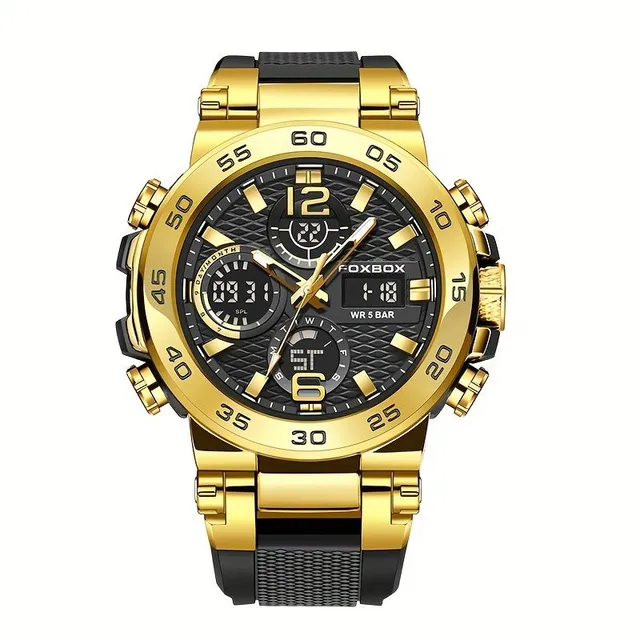 Montre de sport étanche pour homme avec double affichage