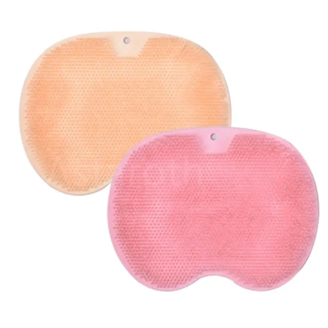 2szt Foot Washing Brush Silicone Bath Massage Foot Pad Shower Massage Bathroom Non-Slip Anti-Slip Foot Washing Pad