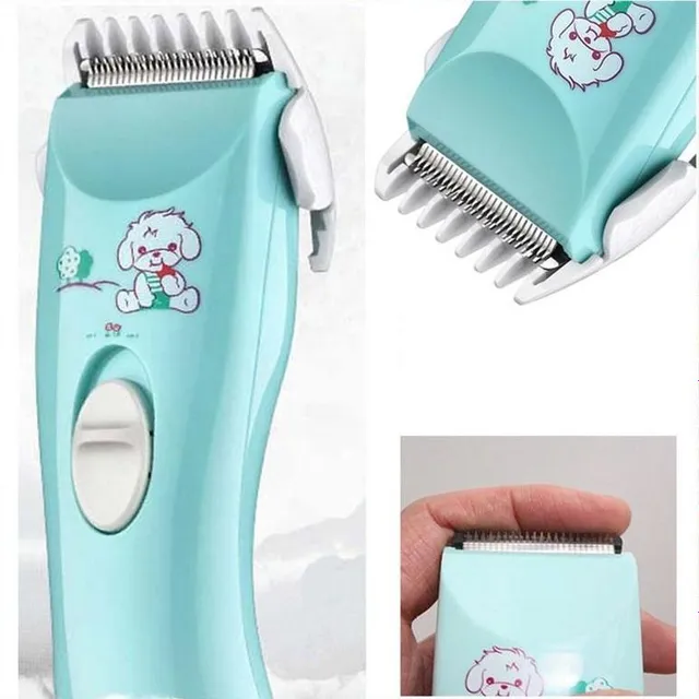 Children's electric hair trimmer with cute motif