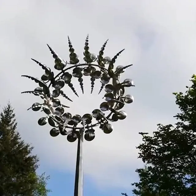 Moulin à vent en métal magique - Rotors de vent extérieurs