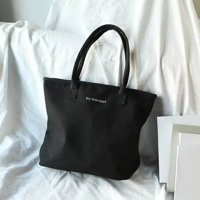 Dámská plátěná taška na nákupy - dámská módní taška přes rameno