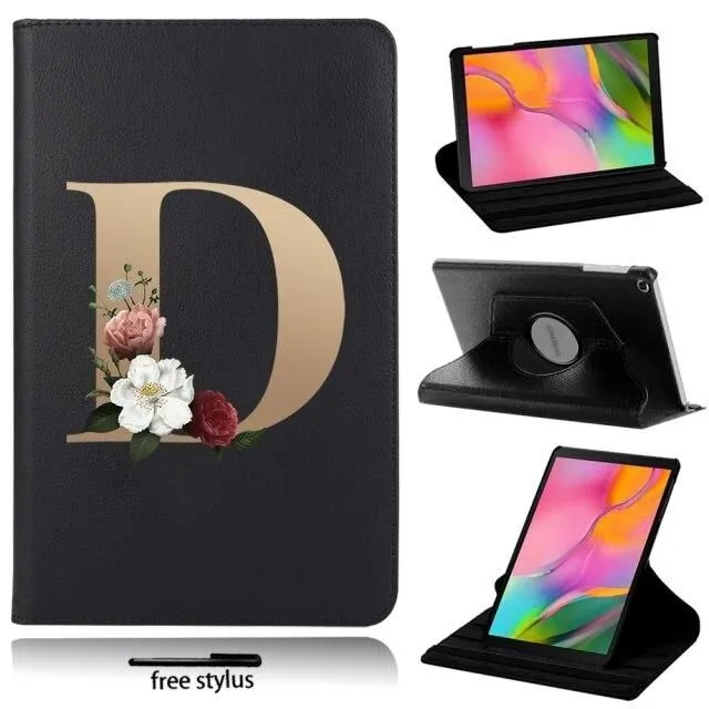 Samsung Galaxy tablet case with initial