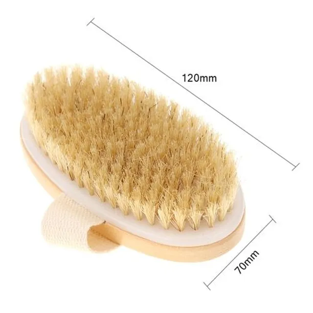 Washing brush for dry skin