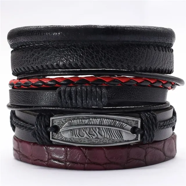 Leather bracelets JING JANG