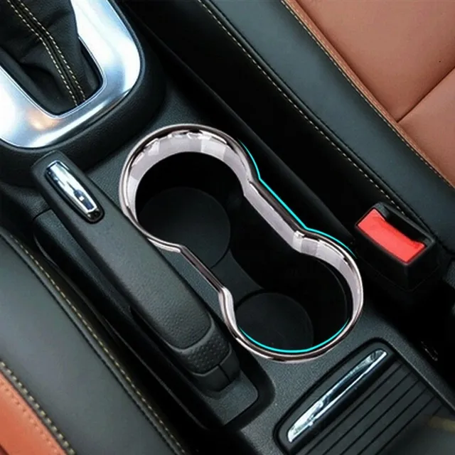 Decorative frame for a cup holder for Opel Mokka