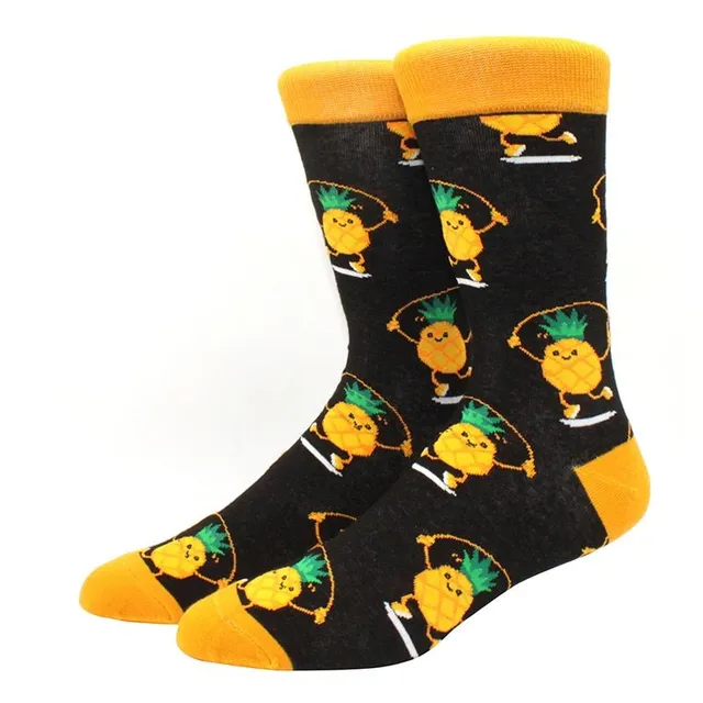 Funny colorful men socks for winter