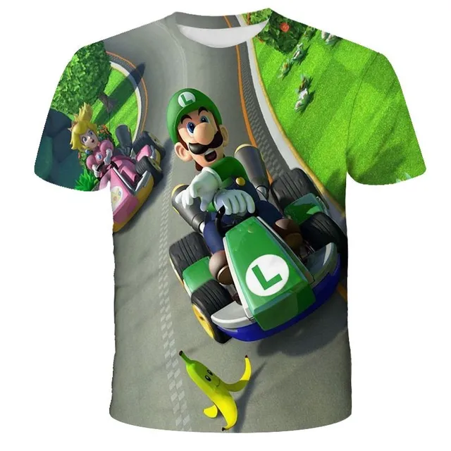 Tricou pentru copii cu design trendy cu Super Mario