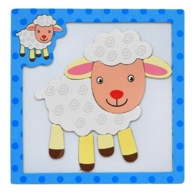 Wooden education puzzle for children Ainsley 1