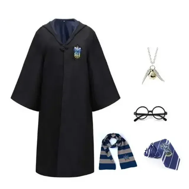 Plášť kouzelníka/čarodějnice s motivem Harryho Pottera - kostým pro děti i dospělé