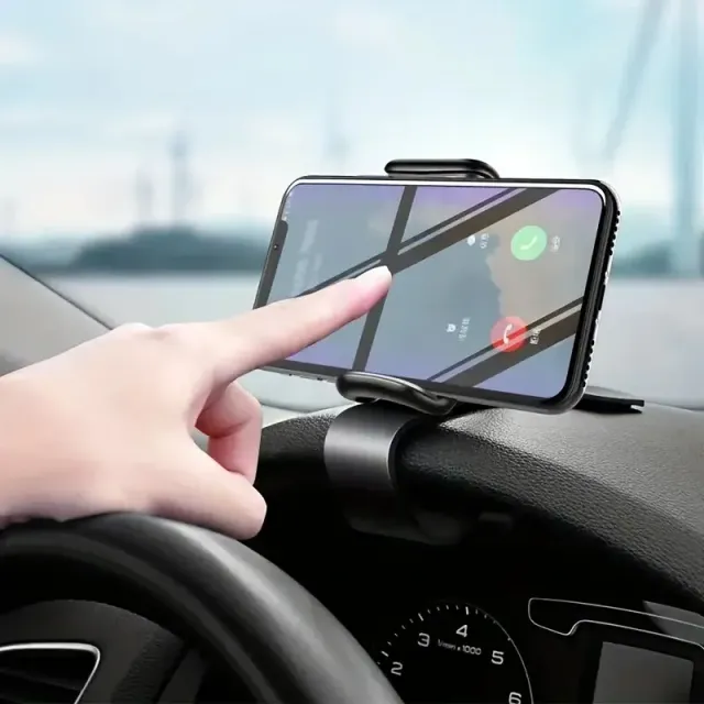 360-stupňový otočný držiak telefónu pre auto, univerzálny handsfree držiak telefónu, vhodný pre prístrojovú dosku auta, držiak telefónu proti oslňujúcemu