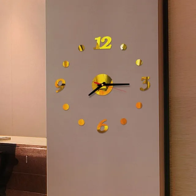 Stylowy, nowoczesny zegar 3D