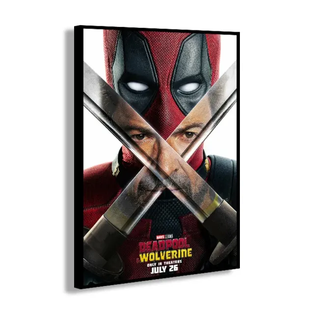 Textil nyomtatott poszter a Deadpool és Wolverine kedvenc karaktereivel - különböző méretek