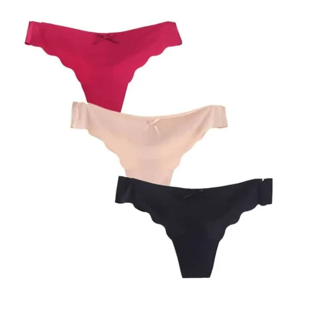 Women's Seamless Panties Thong © 3pcs