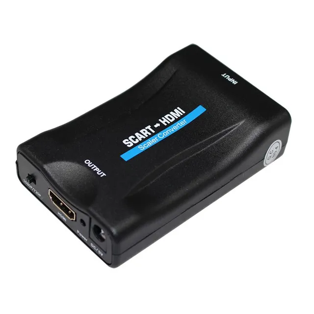 Scart to HDMI converter adapter for audio and video