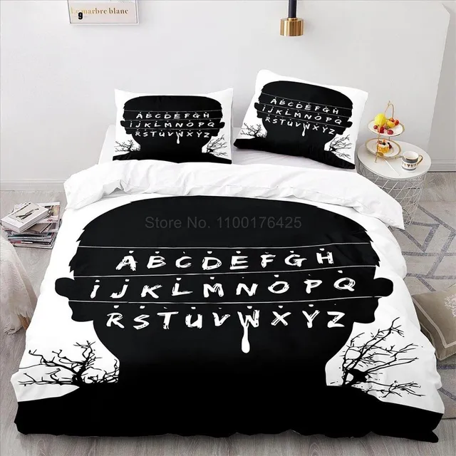 Stylish bed linen with Stranger Things Kelly print