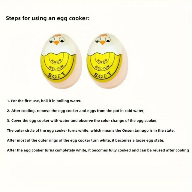 Creative Reusable Egg Timer