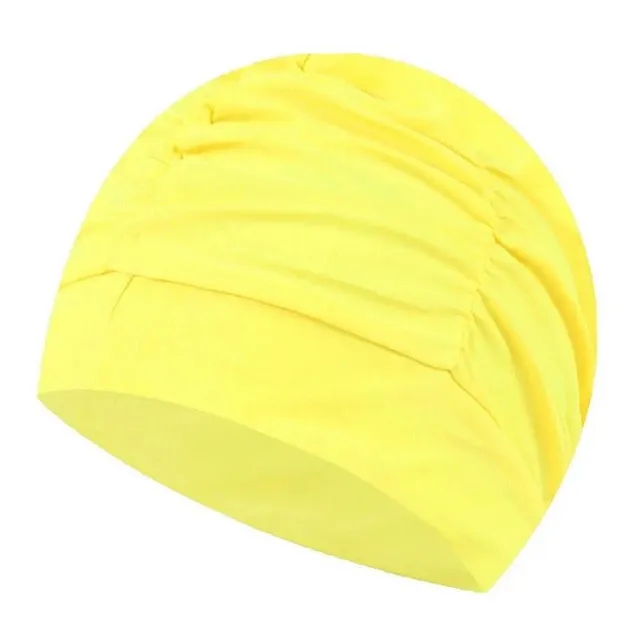 Nylon swimming cap waterproof cap to swimming pool Elastic equipment for swimmers