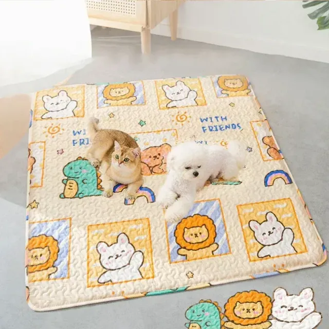 Travel pads for dogs and other pets on the floor and furniture