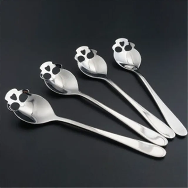 Ice cream spoon Skull Head