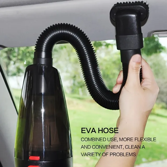 Universal wireless vacuum cleaner for car and household - Small and powerful helper with USB charging