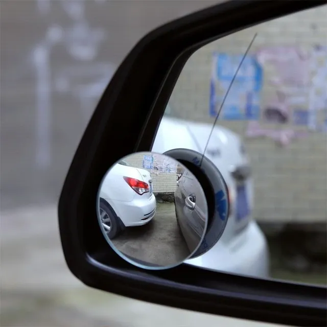 360 stupňov nastaviteľné zrkadlo mŕtveho uhla bočné širokouhlé zrkadlo zadného pohľadu malé bezrámové okrúhle zrkadlo Bezpečnosť jazdy v aute