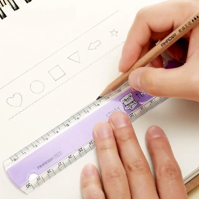 Cute folding ruler up to 30 cm