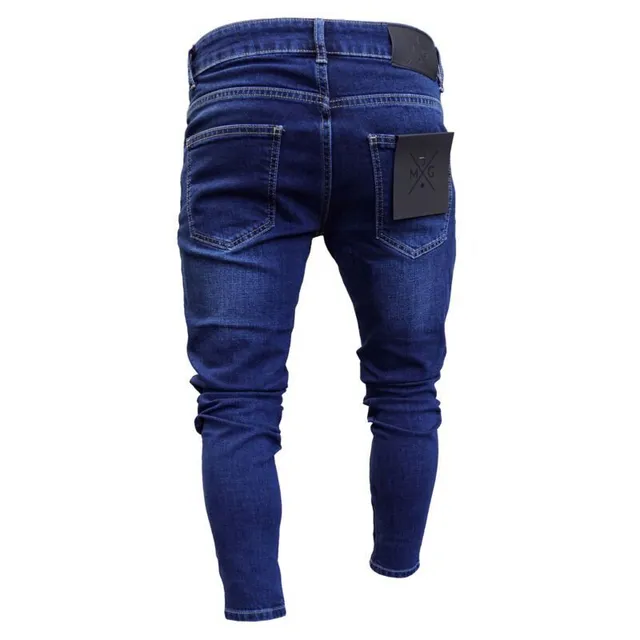 Fashionable men's Slim Fit jeans with ripped pattern Elias