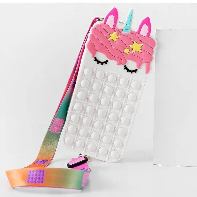 Baby bubble pop-it bag - Unicorn