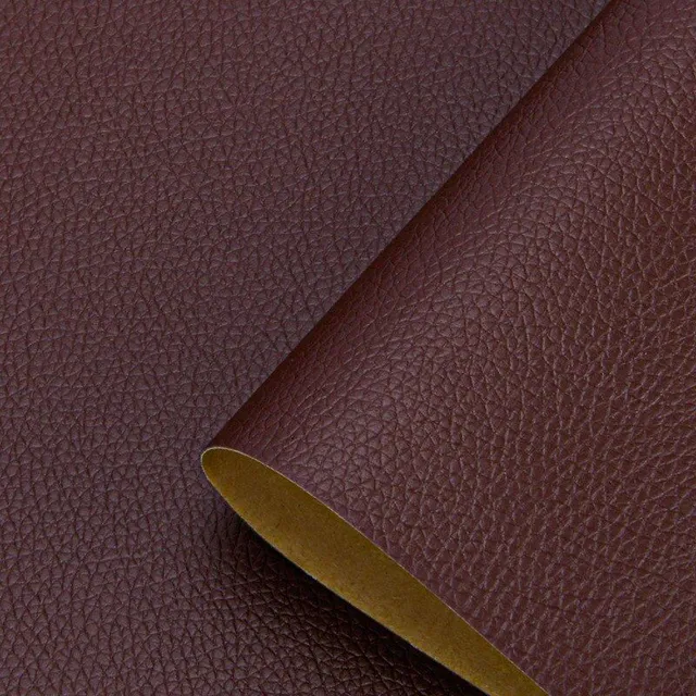 Self-adhesive leatherette patch for easy furniture repair in various colours