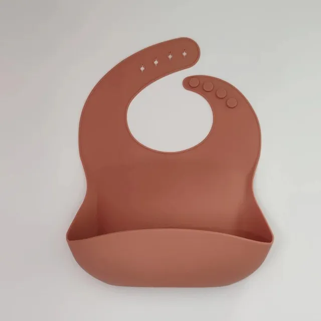 Col en silicone pour enfant - Bavoir imperméable pour bébés et tout-petits