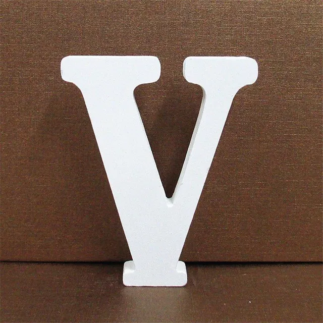 Decorative wooden letter