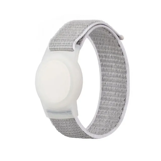 Children's nylon bracelet for AirTag white 170mm