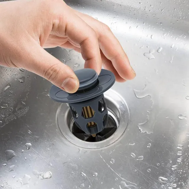 Universal bathroom release stainless steel sink stopper - three variants