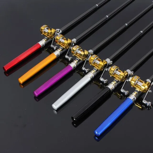 Fishing rod with pen-shaped reel - 6 colours