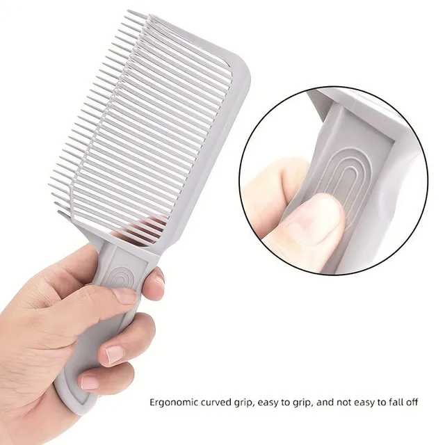 Universal hairdressing comb for smooth transitions and hair shaping, ideal for barbers and home use