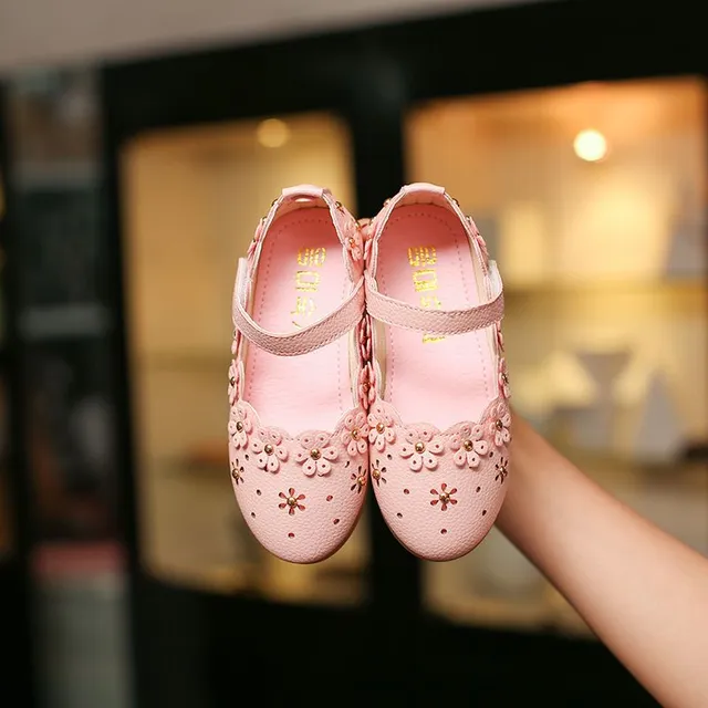 Girls ballerinas with a bow