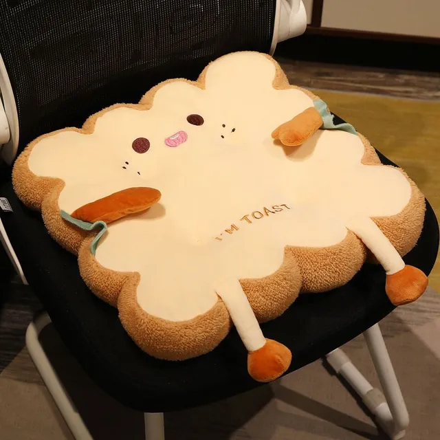 Creative toast seat cushion