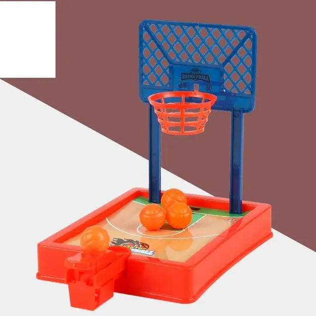 Mini zabawny zestaw stołowy do gry w koszykówkę stołową -
