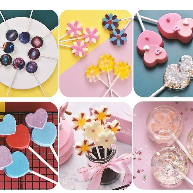 3D silicone mould for lollipops