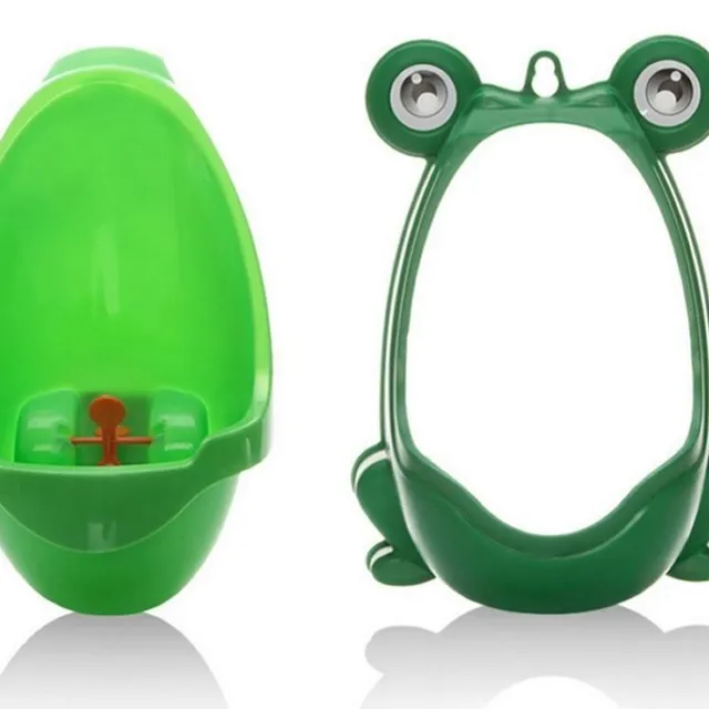 Baby urinal with suction cups