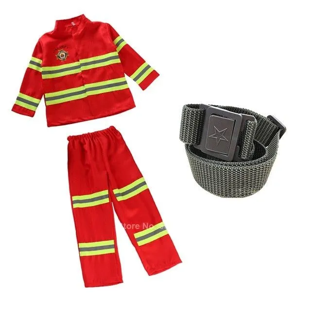 Costum de pompier - mai multe variante