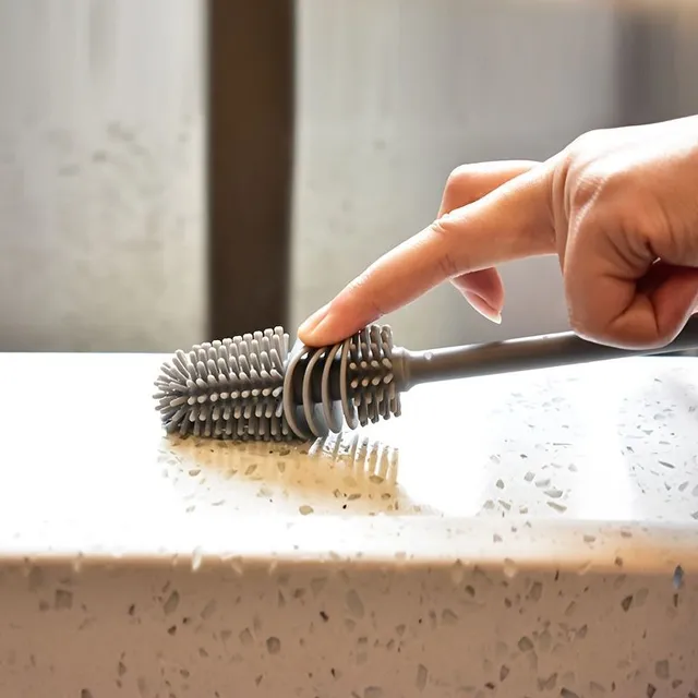 1 Pièce, brosse à tasses, brosse de nettoyage pour bouteilles avec long manche, brosse à taches de thé