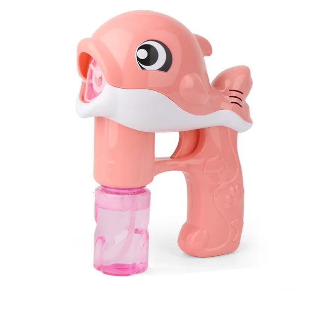 Dolphin-shaped automatic electric baby super bubbler
