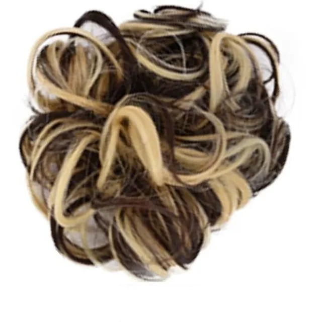 Hair binding with hair extensions for hairstyles